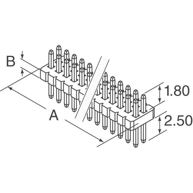 SMH150-LPSE-D10-ST-BK Sullins Connector Solutions  Embases à broches mâles